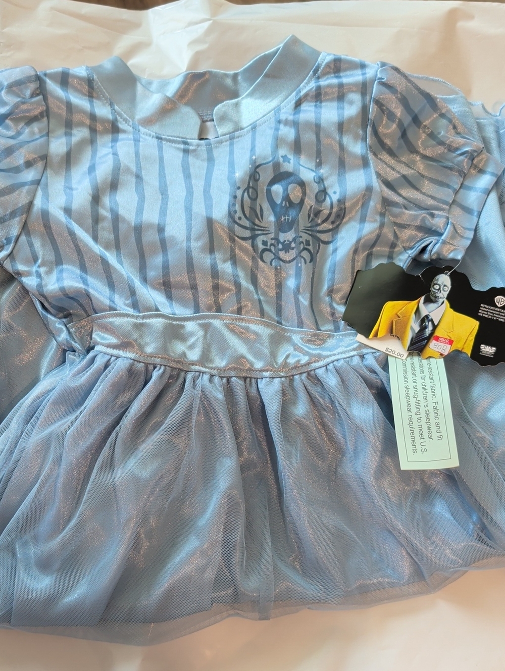 Blue Beetlejuice Ghostly Dress/PJs